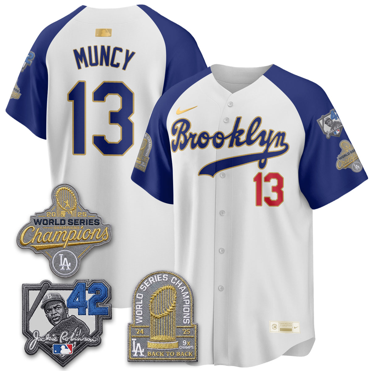 LAD 2026 Brooklyn Jackie Robinson Limited Jersey - Stitched