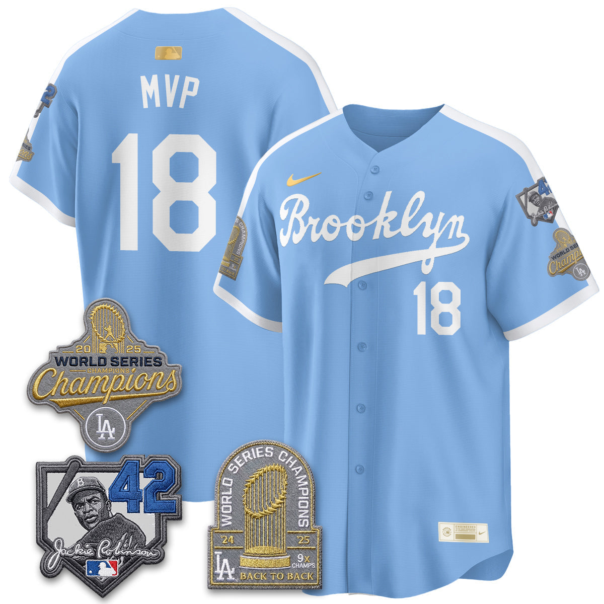 LAD 2026 Brooklyn Jackie Robinson Limited Jersey - Stitched