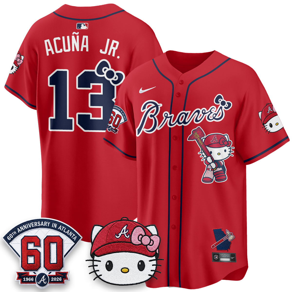 ATL x Meow KT 2026 Limited City Connect Jersey - Stitched