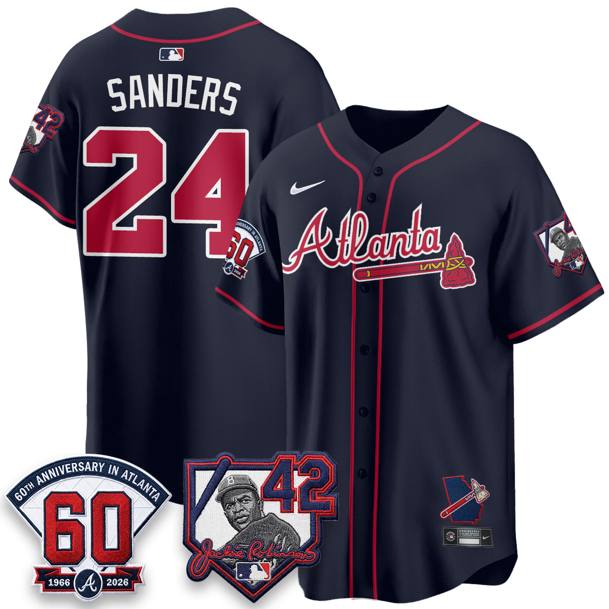 ATL 2026 Jackie Robinson Day Vapor Limited Jersey - All Stitched