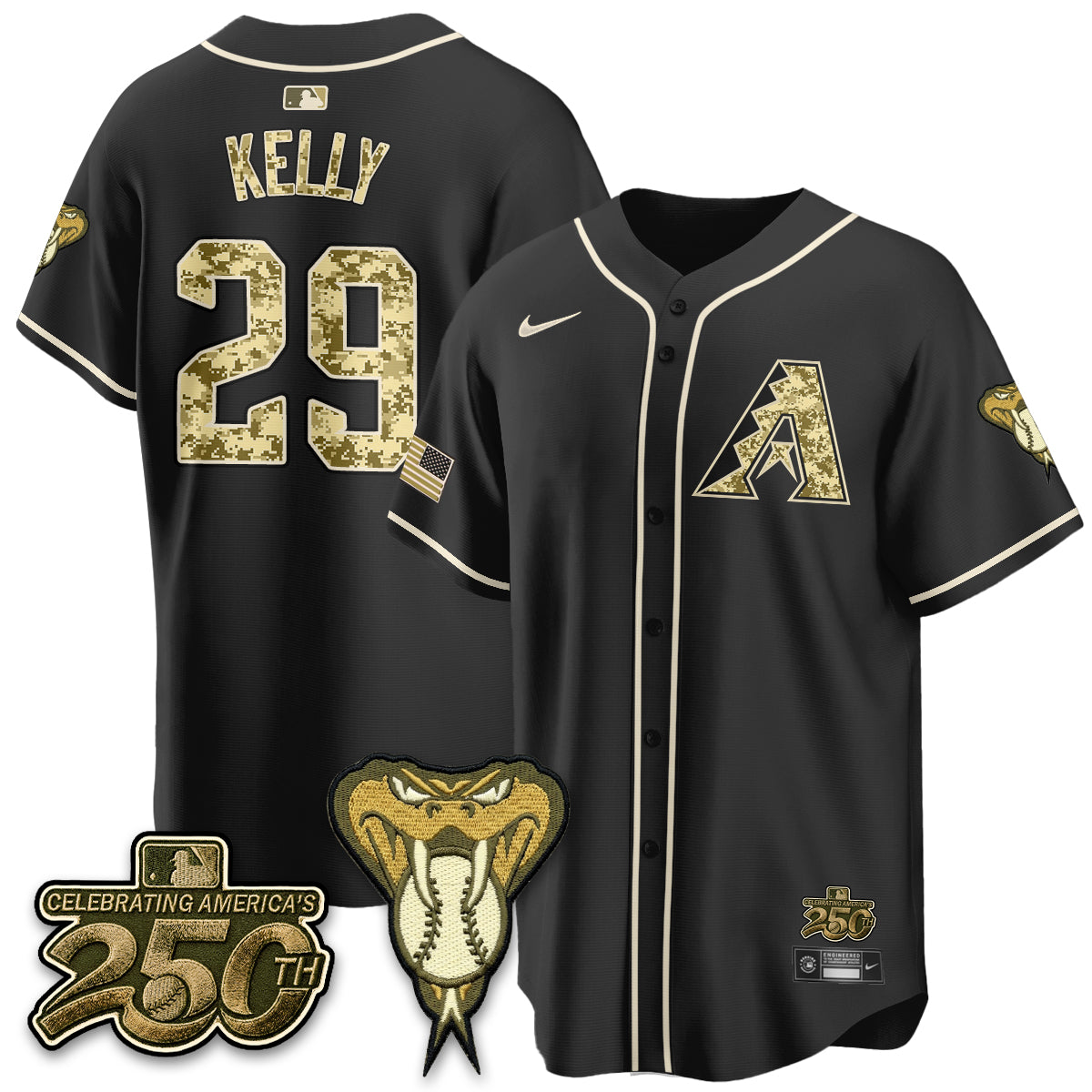 ARI Salute to Service 2026 Vapor Premier Limited Jersey - All Stitched
