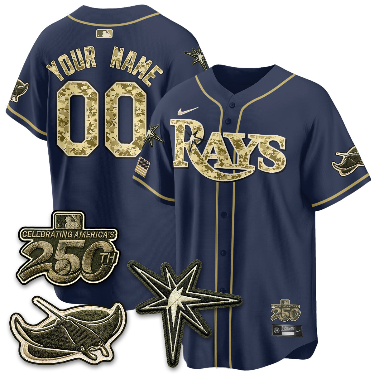 TB 2026 Armed Forces Day Custom Jersey V2 - Stitched