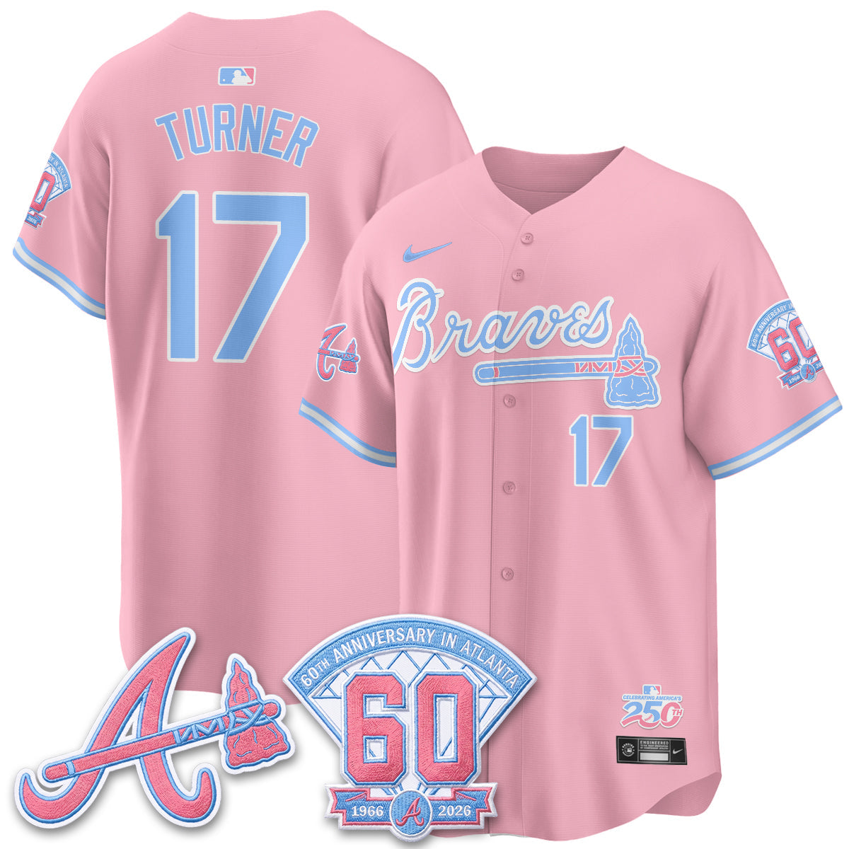 ATL x Bubblegum Vapor Jersey - Stitched