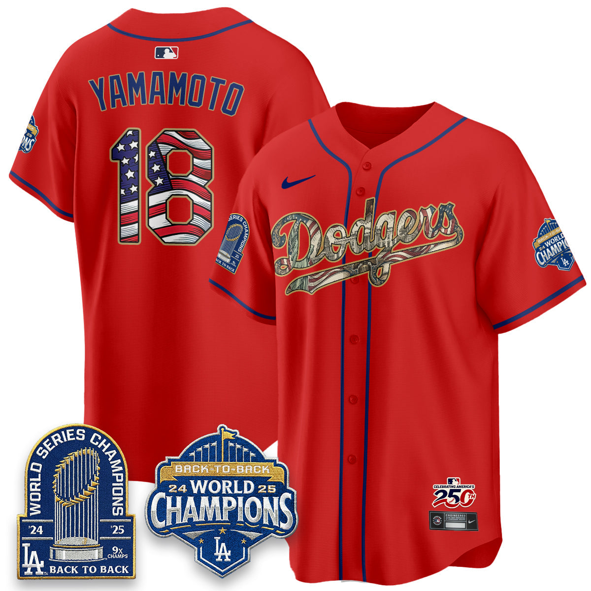 LAD 2026 Independence Day USA Vapor Limited Jersey - Stitched