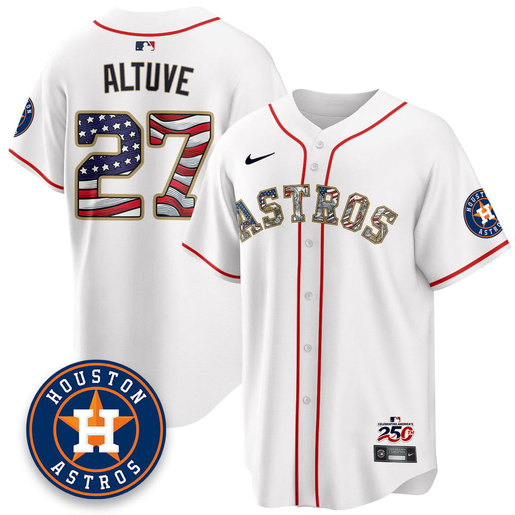 HOU 2026 Independence Day USA Vapor Limited Jersey - Stitched