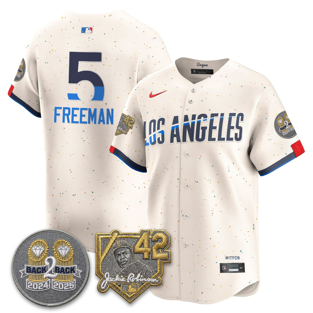LAD -  2026 Jackie Robinson Day Vapor Limited Jersey - Stitched