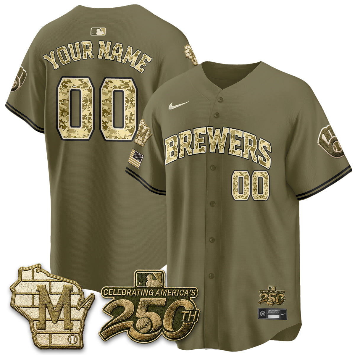 MIL Salute to Service 2026 Vapor Limited Custom Jersey - All Stitched