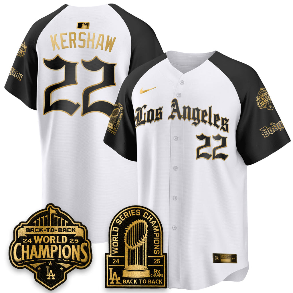 LAD WS Champions Back 2 Back Patch Vapor Premier Limited Gothic Gold Edition Jersey - Stitched