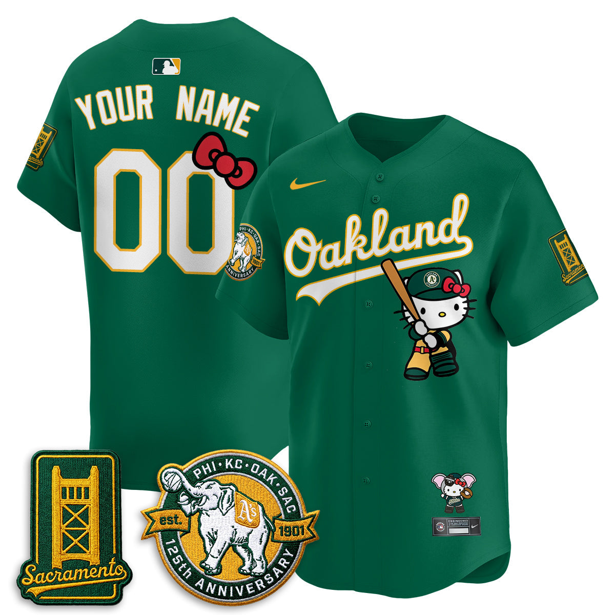 OAK x Meow KT 2026 Vapor Limited Custom Jersey - Stitched