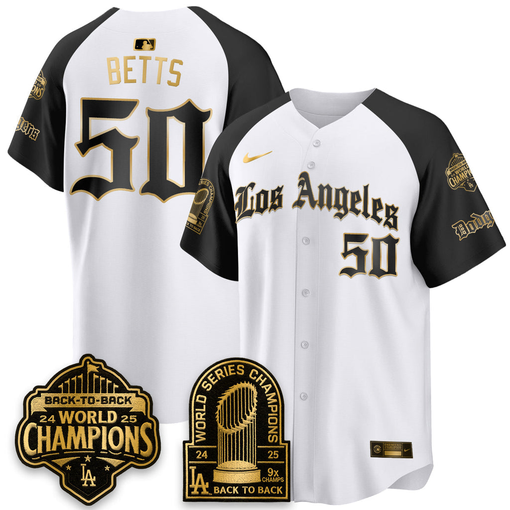 LAD WS Champions Back 2 Back Patch Vapor Premier Limited Gothic Gold Edition Jersey - Stitched