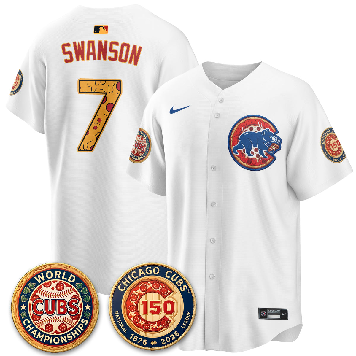 CHC Deep Dish Pizza Vapor Limited Royal Jersey - Stitched