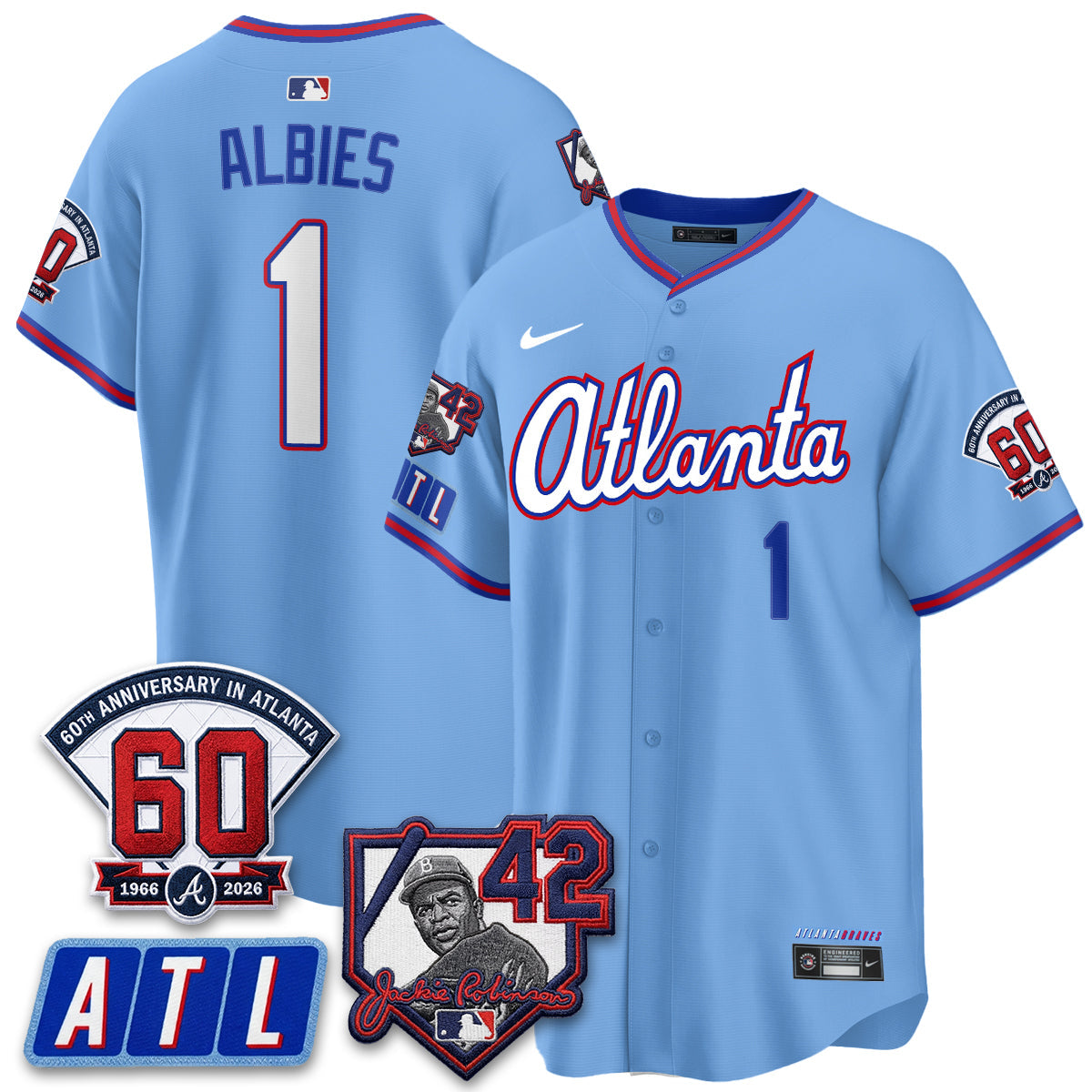 ATL 2026 Jackie Robinson Day Vapor Limited Jersey - All Stitched