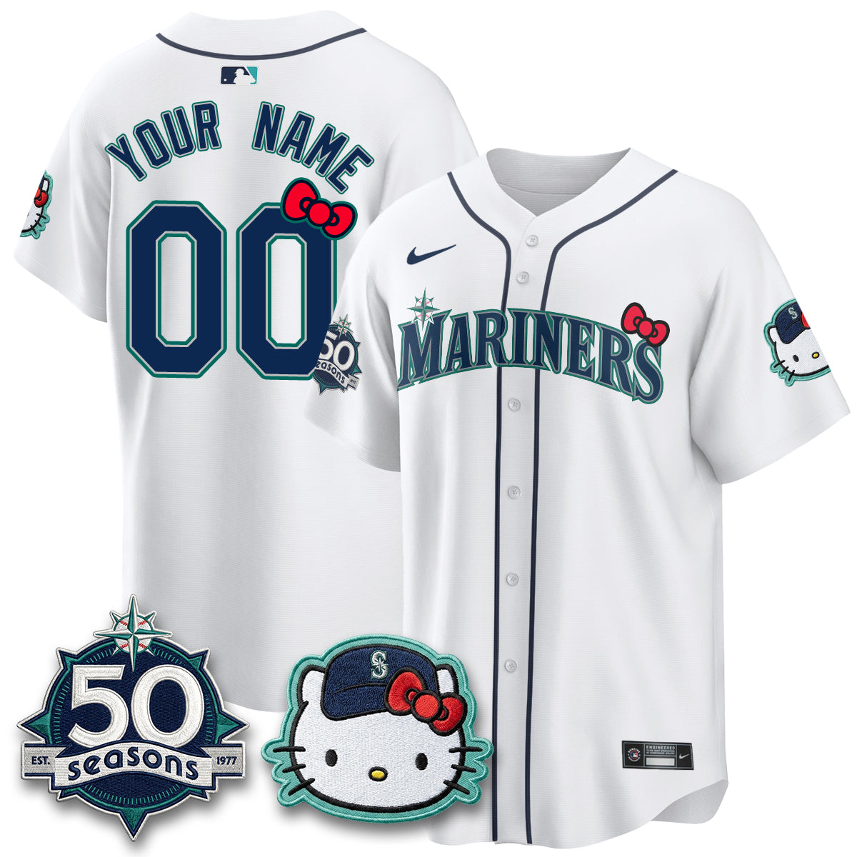 SEA x Meow KT Night Limited Custom Jersey - All Stitched
