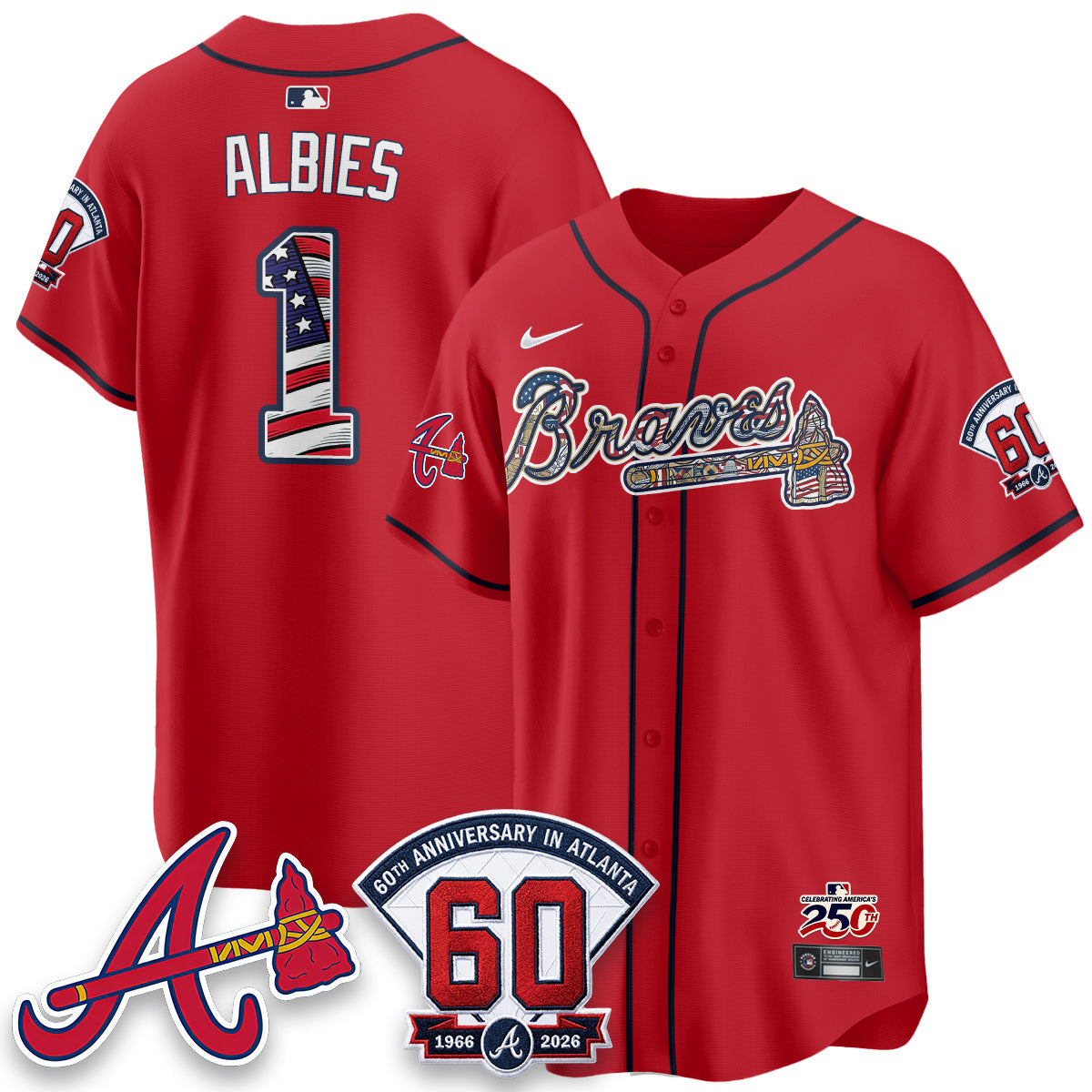 ATL 2026 Independence Day USA Vapor Limited Jersey - Stitched