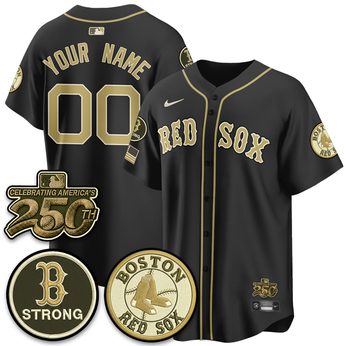 BOS 2026 Armed Forces Day Custom Jersey V2 - Stitched