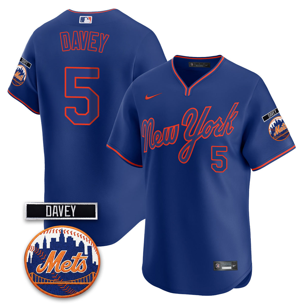 NYM 2026 Davey Johnson Memorial Vapor Limited Jersey - Stitched