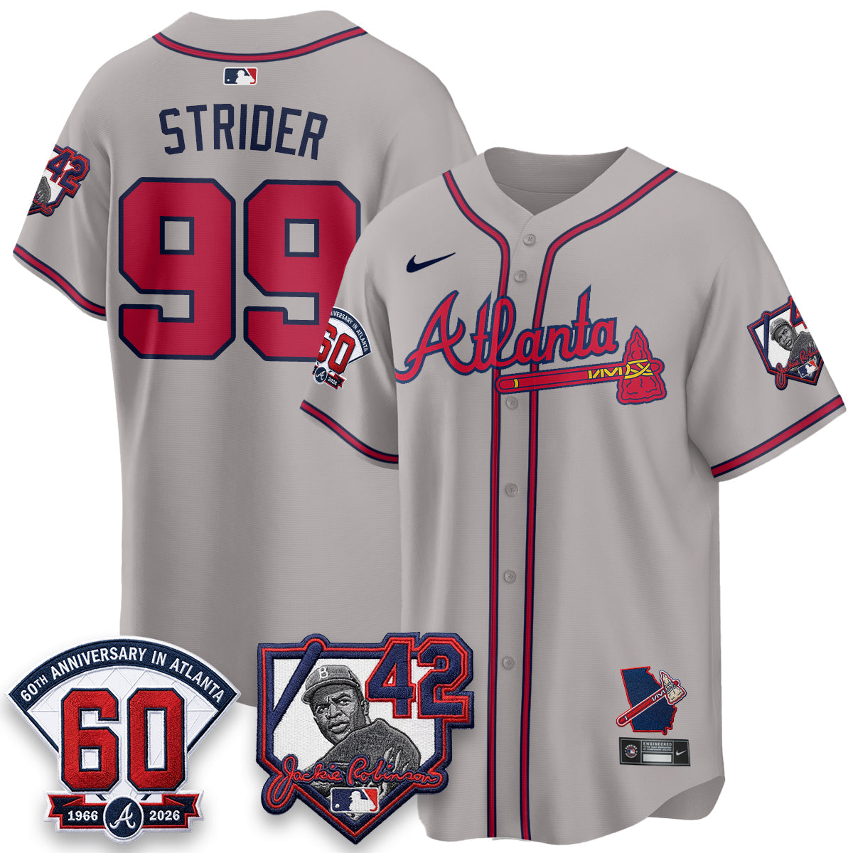 ATL 2026 Jackie Robinson Day Vapor Limited Jersey - All Stitched