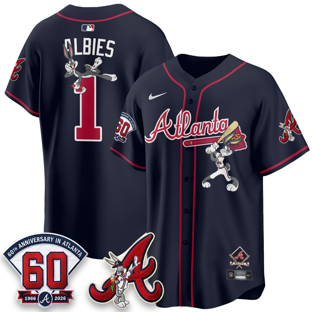 ATL x Bunny Vapor Premier Limited Jersey - Stitched