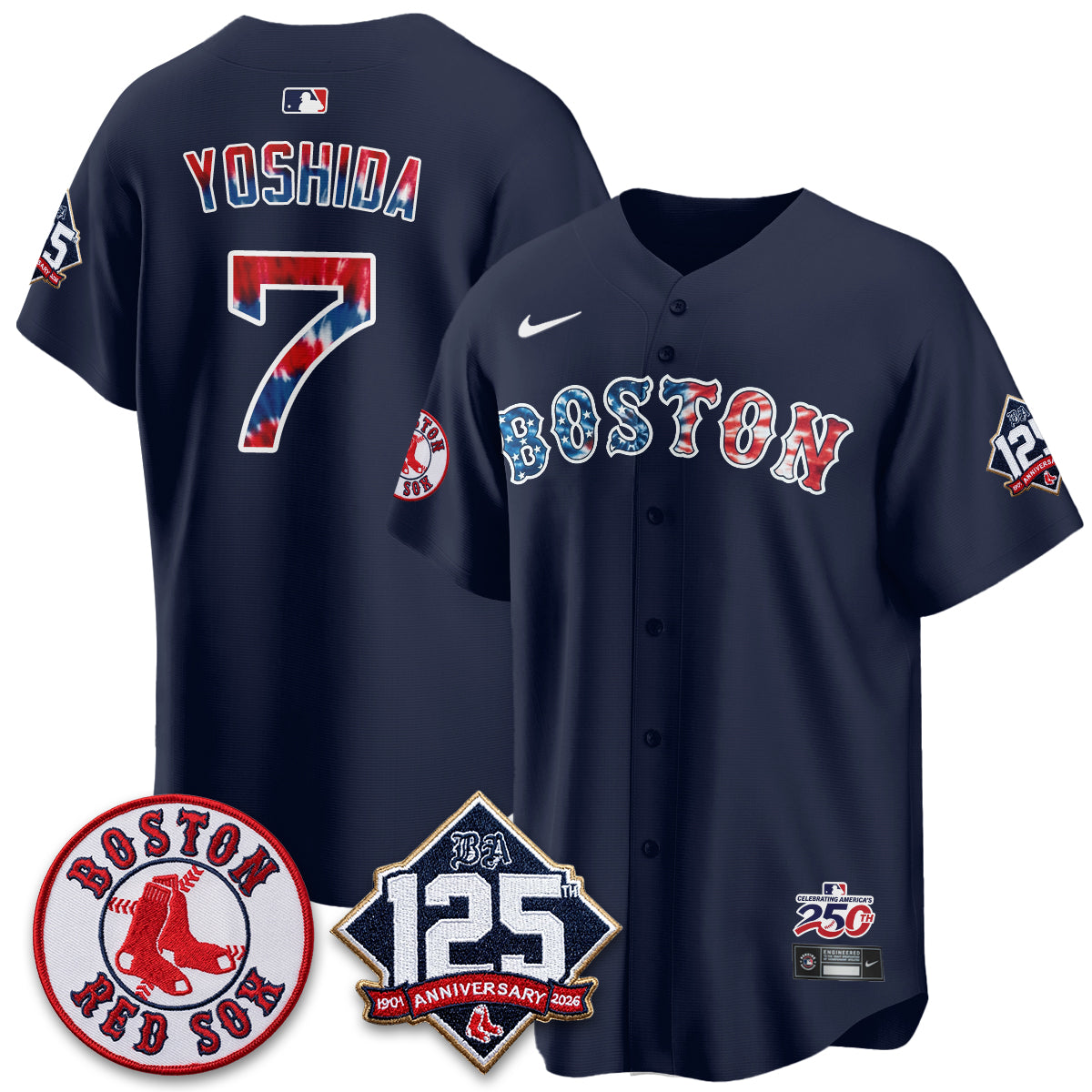BOS Americana 2026 Vapor Limited Jersey - Stitched