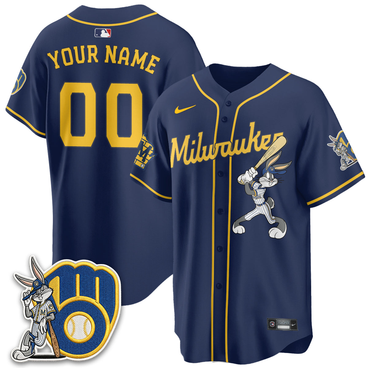 Custom MIL Bunny Edition Vapor Jersey - Stitched N1