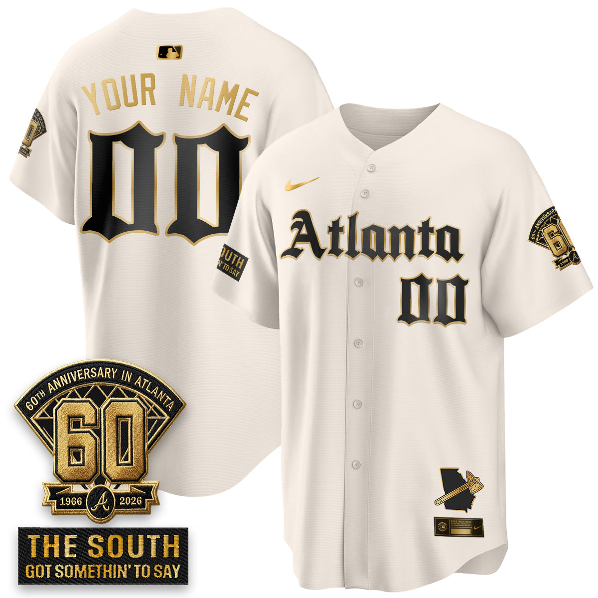 ATL 2026 Gothic Edition Vapor Limited Custom Jersey - All Stitched V2