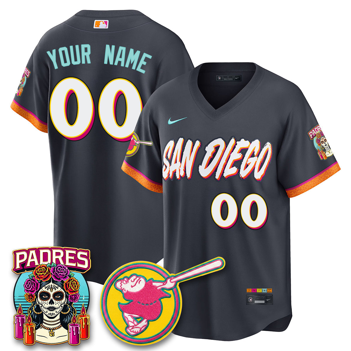 SD 2026 City Connect Vapor Limited Custom Jersey - All Stitched