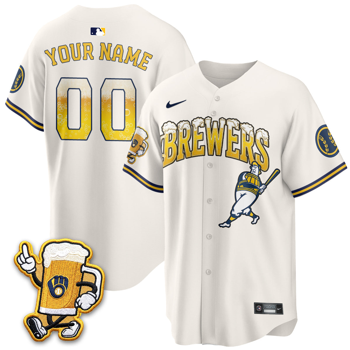 MIL "Pitcher & Pint" Edition Vapor Custom Jersey V2 - Stitched