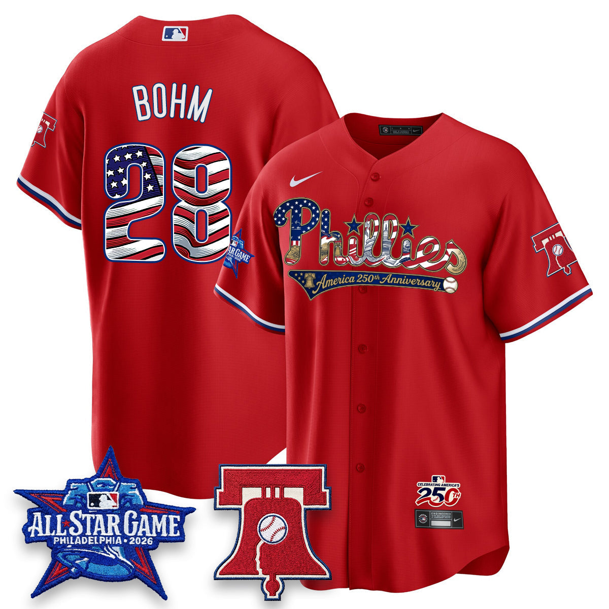 PHI 2026 Independence Day USA Vapor Limited Jersey - Stitched (Tiktok)