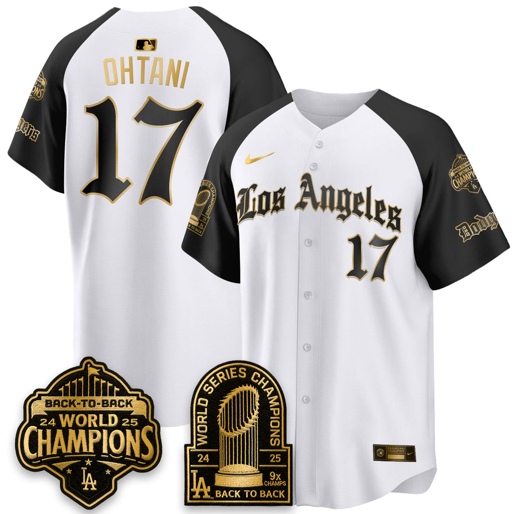 LAD WS Champions Back 2 Back Patch Vapor Premier Limited Gothic Gold Edition Jersey - Stitched