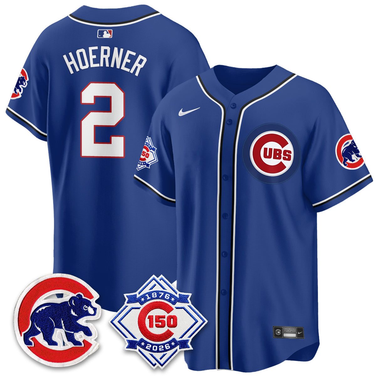 CHC 150th Anniversary Black Out Style Vapor Premier Limited Jersey - Stitched