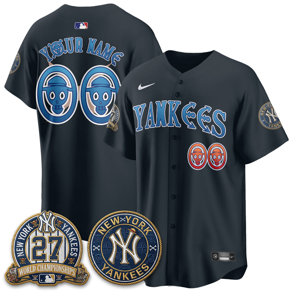 NYY x Japanese Cartoon Limited Custom Jersey -  Stitched