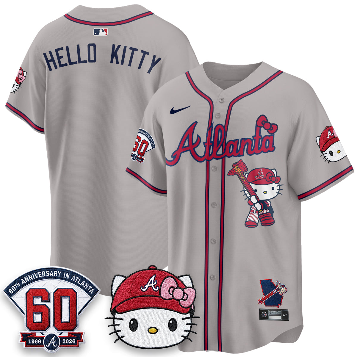 ATL x Meow KT 2026 Limited City Connect Jersey - Stitched