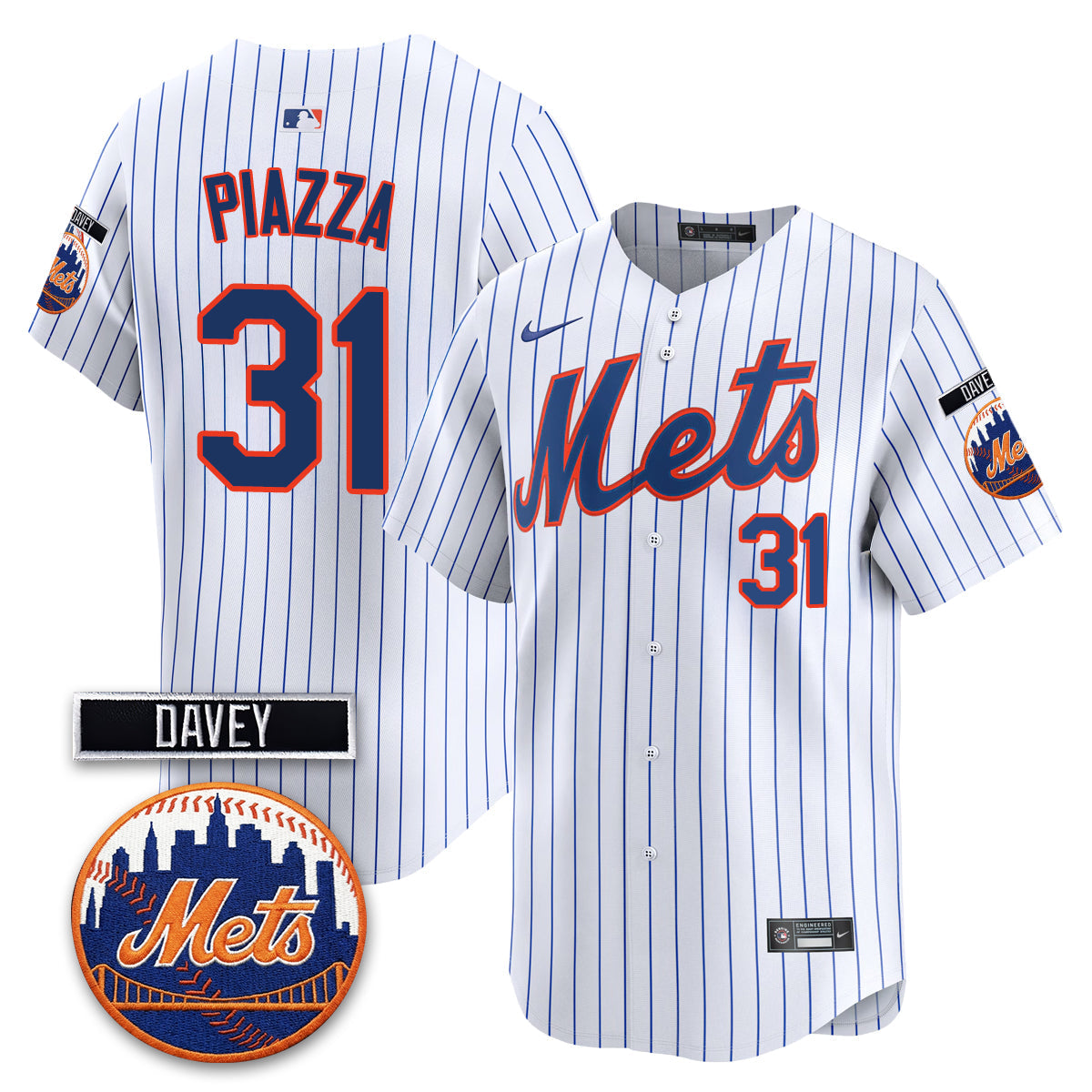 NYM 2026 Davey Johnson Memorial Vapor Limited Jersey - Stitched