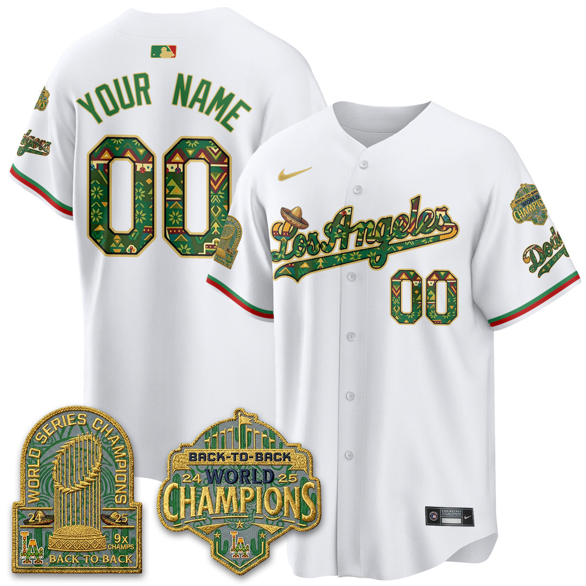 LAD x Mexican Heritage “Let’s Fiesta!” 2026 Limited Vapor Custom Jersey - All Stitched