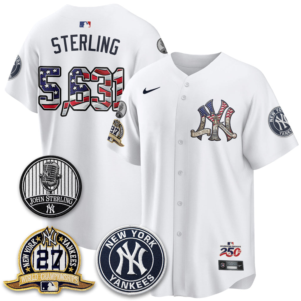 NYY Independence Day USA Vapor Limited Jersey - Stitched (Tiktok)