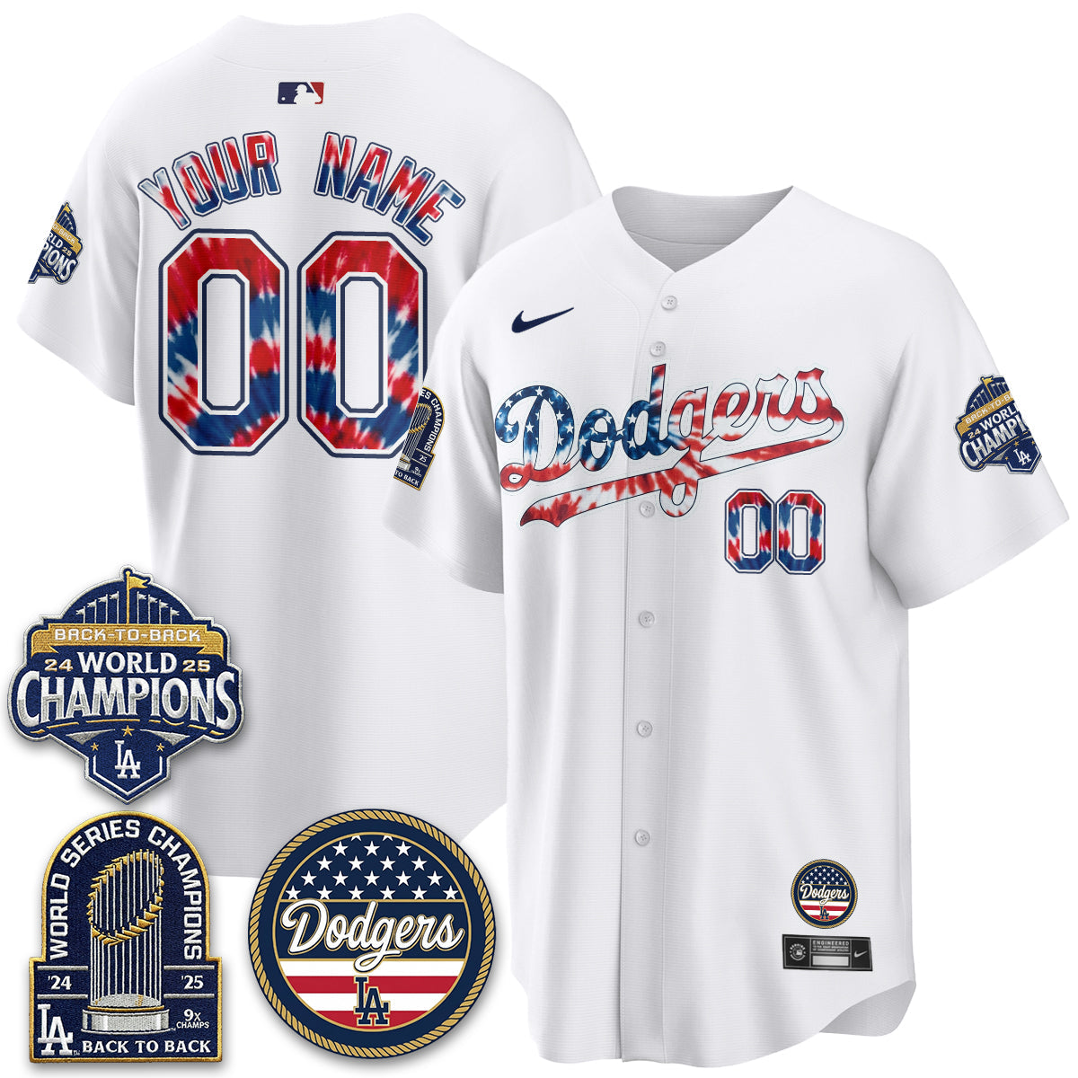 LAD Americana 2026 Vapor Limited Custom Jersey - Stitched