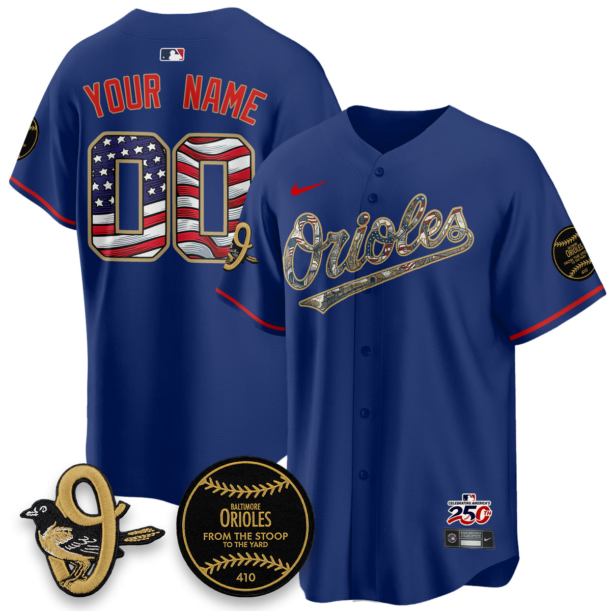 BAL 2026 Independence Day USA Vapor Limited Custom Jersey - Stitched