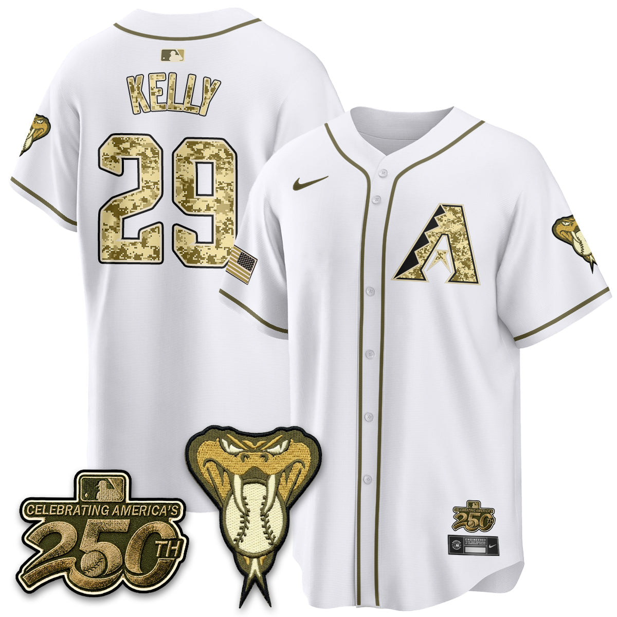 ARI Salute to Service 2026 Vapor Premier Limited Jersey - All Stitched
