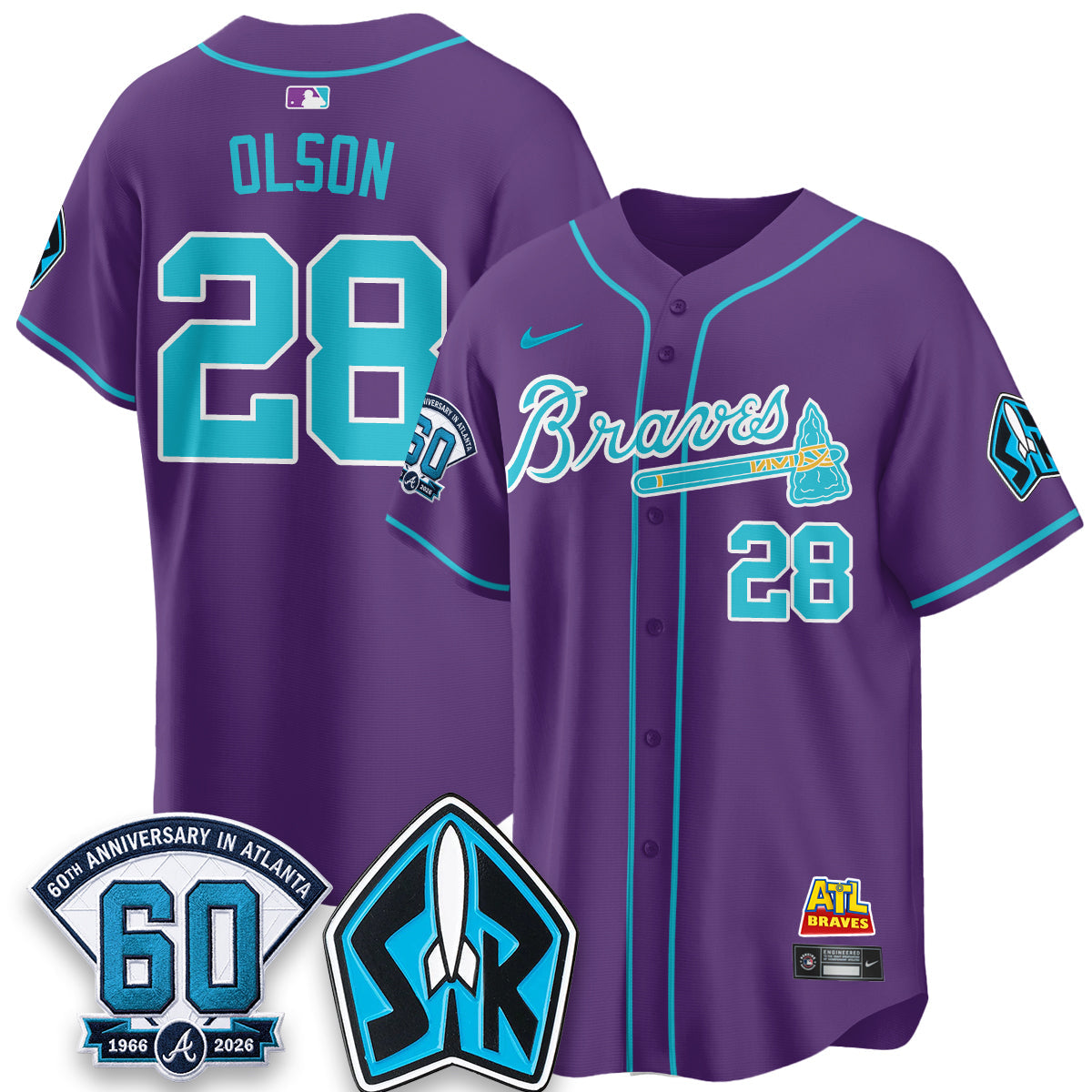 ATL 60th Anniversary Space Ranger Edition Vapor Limited Jersey - All Stitched