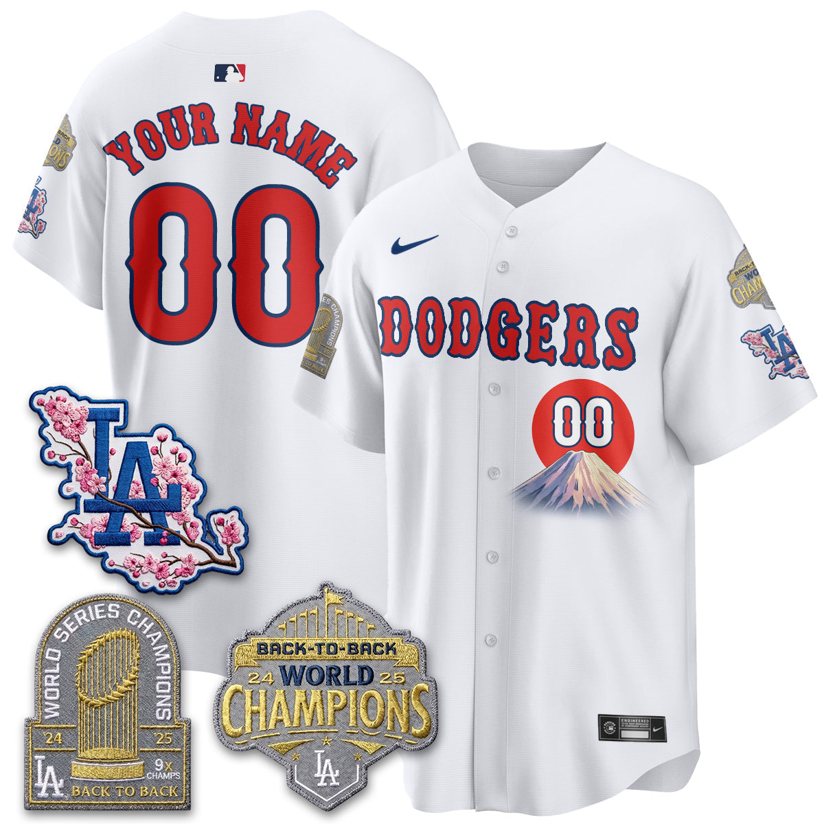 LAD Japanese Heritage Night 2026 Custom Jersey - All Stitched V2