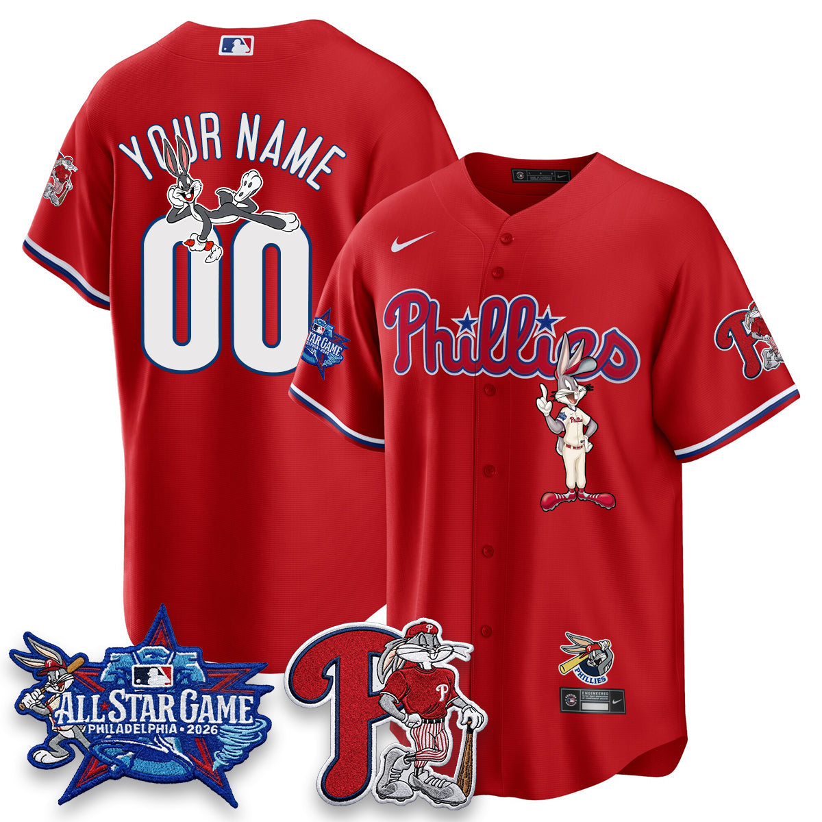 PHI x Bunny Vapor Premier Limited Custom Jersey - Stitched