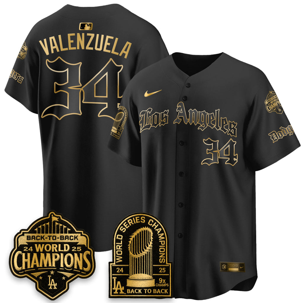 LAD WS Champions Back 2 Back Patch Vapor Premier Limited Gothic Edition Jersey - Stitched