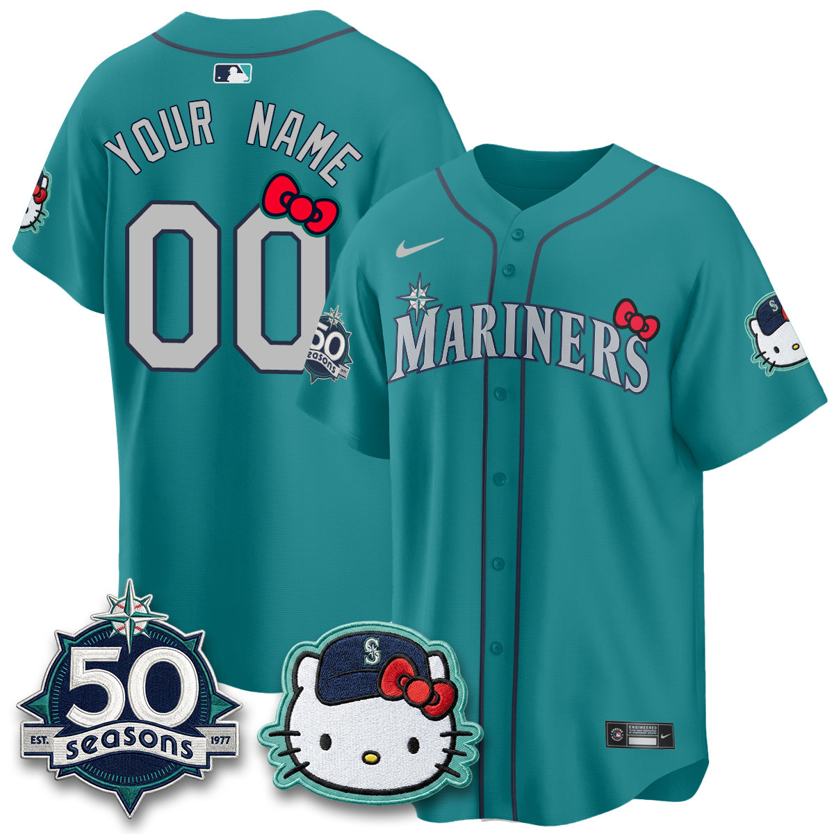SEA x Meow KT Night Limited Custom Jersey - All Stitched