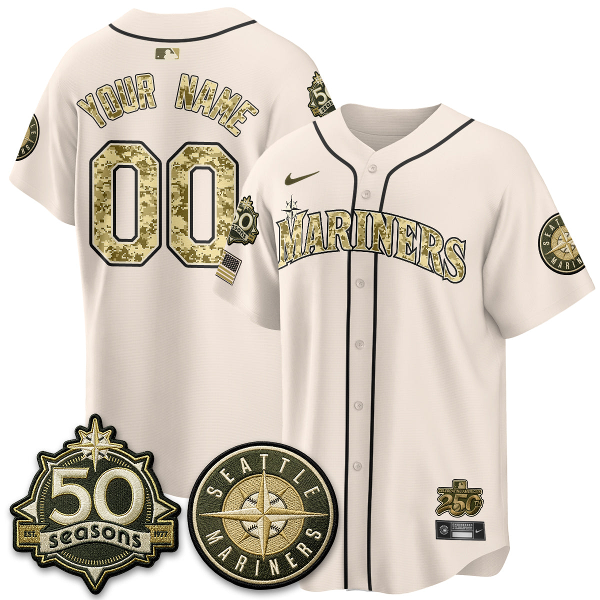 SEA 2026 Armed Forces Day Custom Jersey V3 - All Stitched