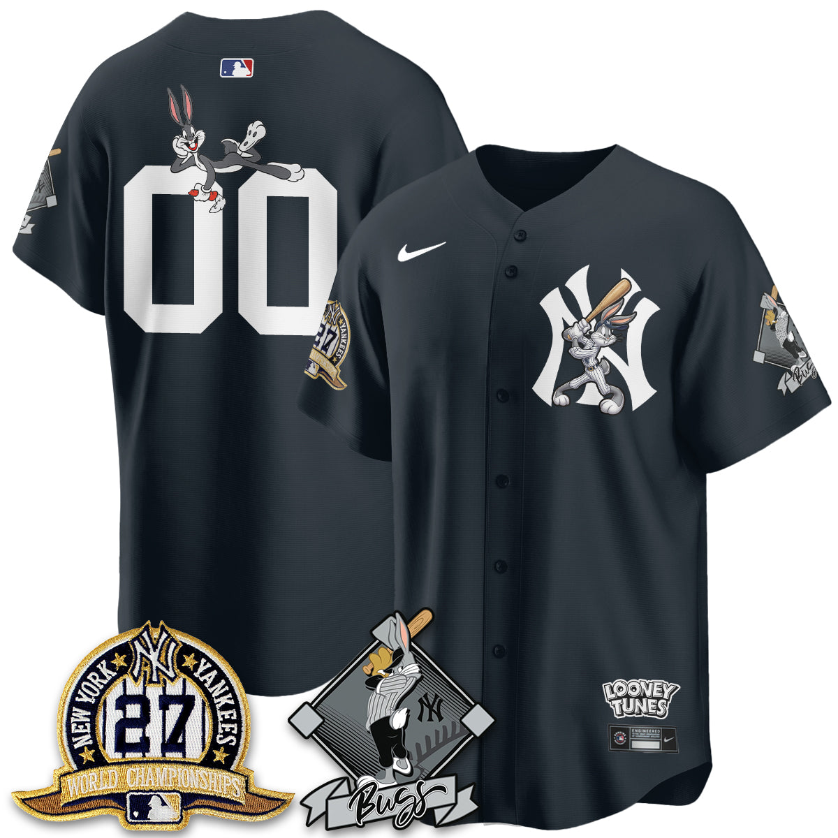 NYY Bunny Vapor Limited Custom Jersey V2- Stitched