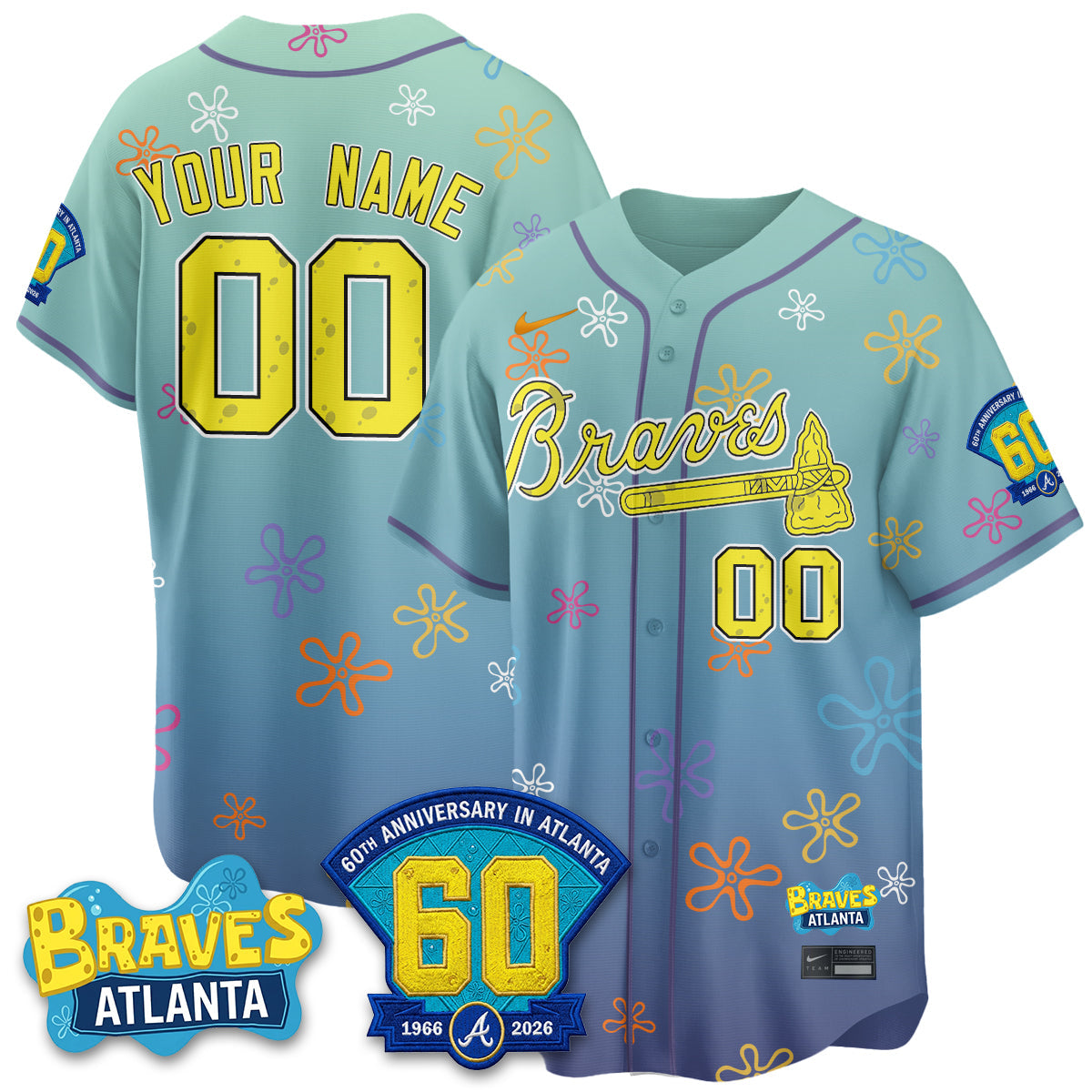 ATL x SBSP Limited Vapor Custom Jersey- Stitched