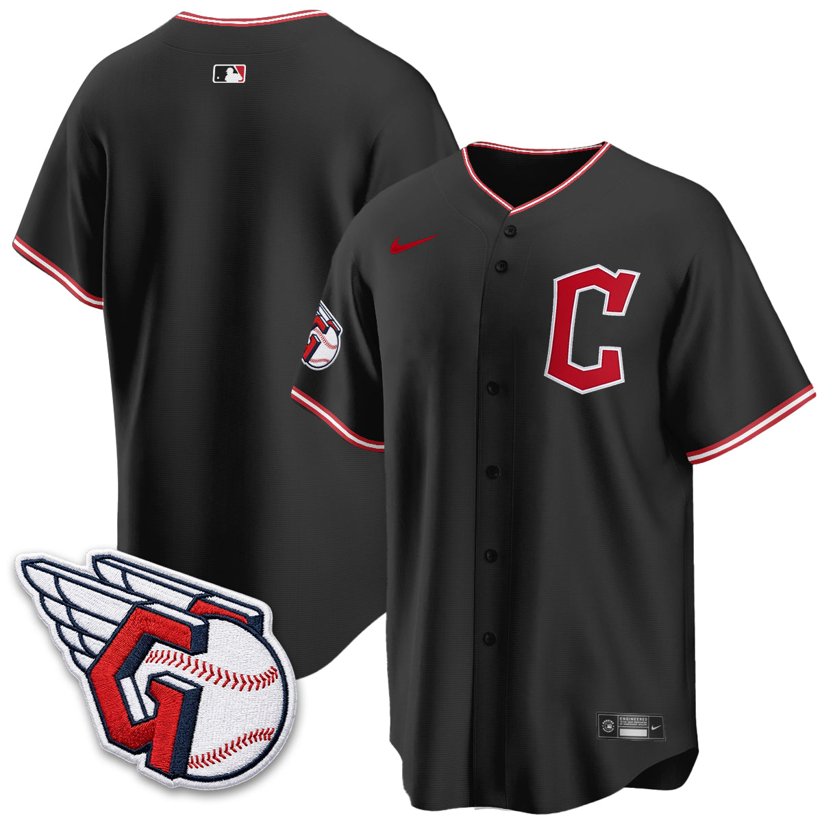 CLE 2026 Black Out Style Limited Vapor Jersey - All Stitched