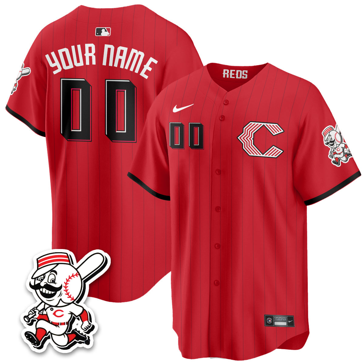 CIN 2026 City Connect Limited Custom Vapor Jersey - All Stitched