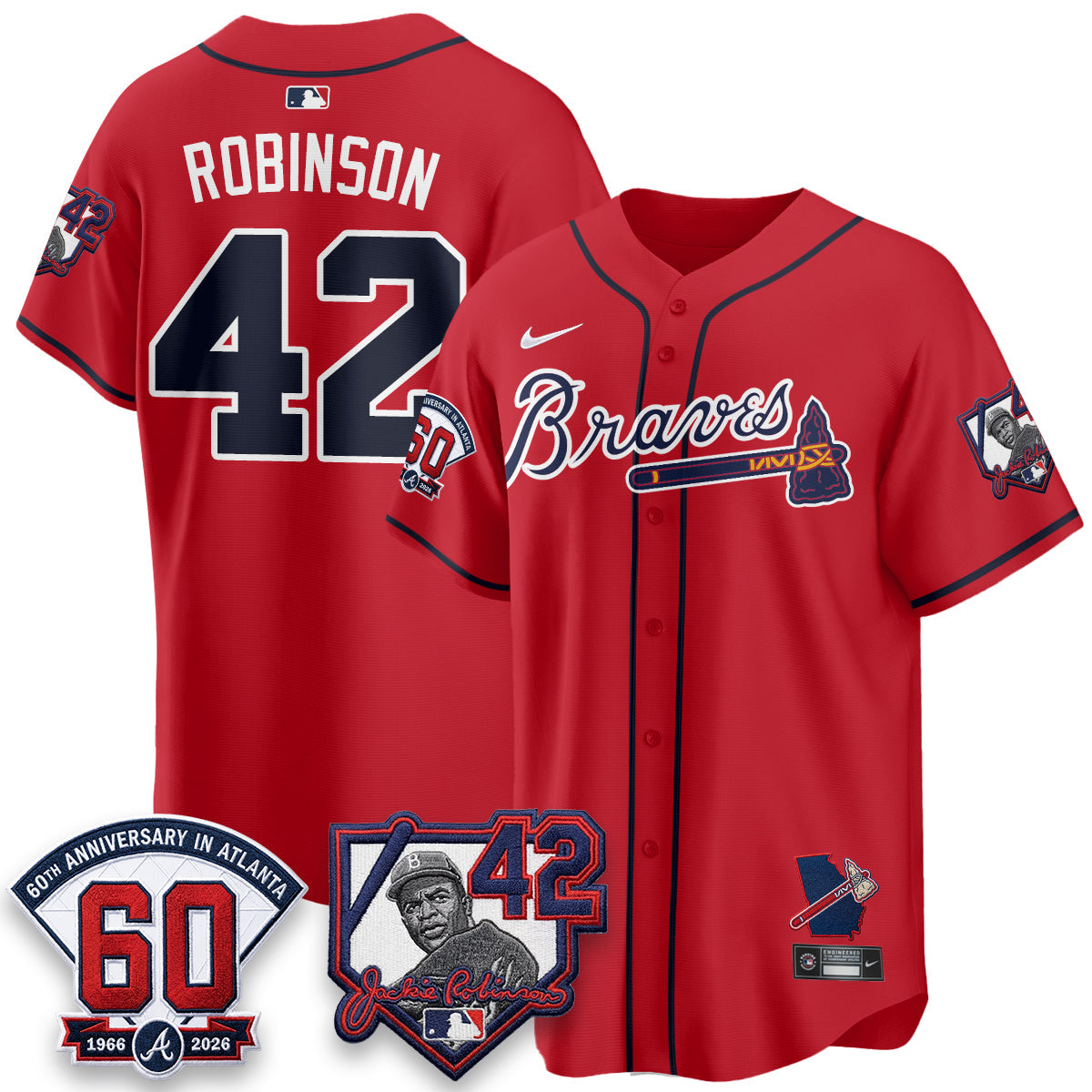 ATL 2026 Jackie Robinson Day Vapor Limited Jersey - All Stitched