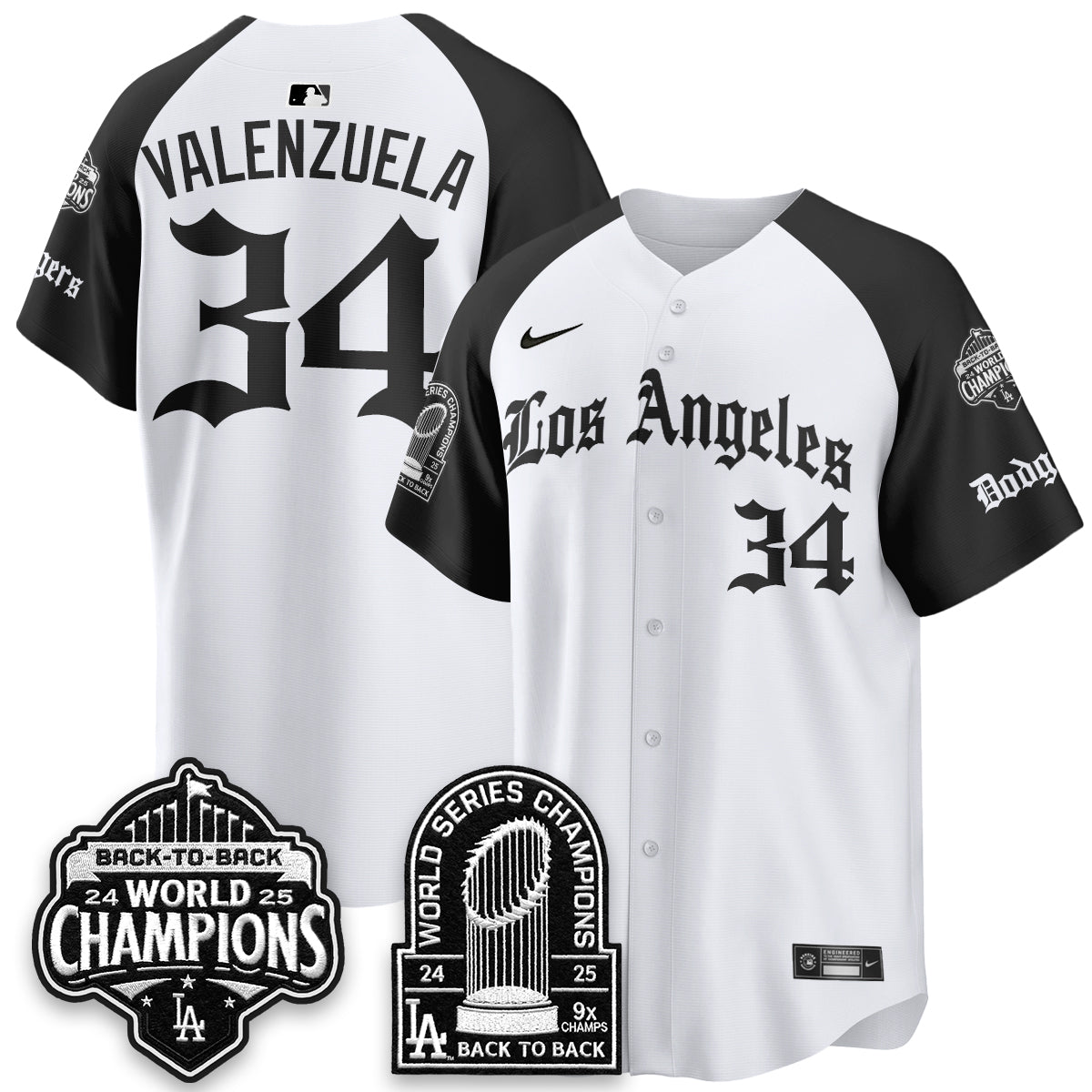 LAD WS Champions Back 2 Back Patch Vapor Premier Limited Gothic Gold Edition Jersey - Stitched
